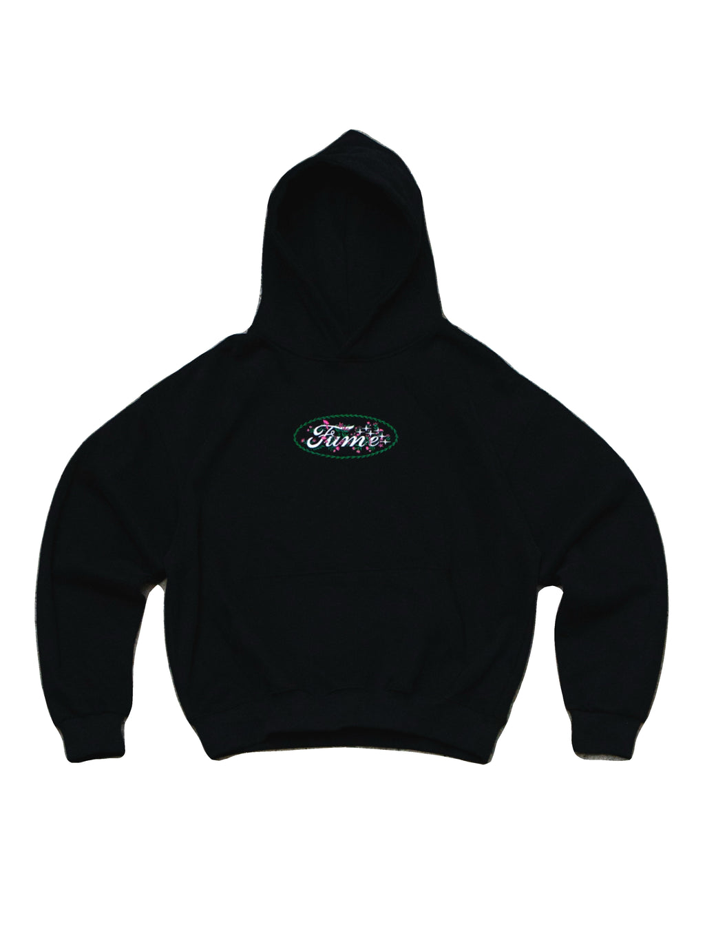 Flower Fogo 3: Black Hoodie