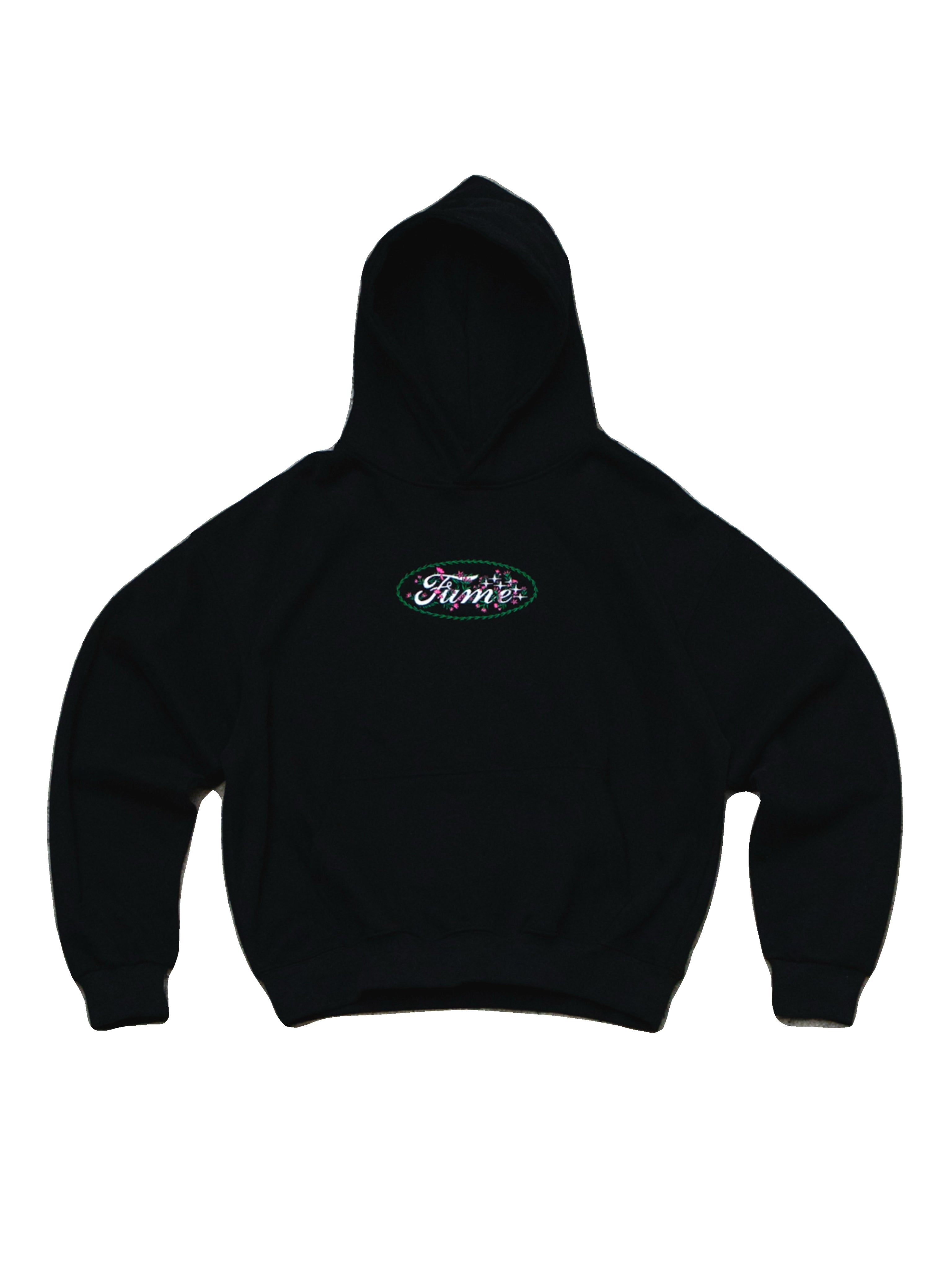 Flower Fogo 3: Black Hoodie