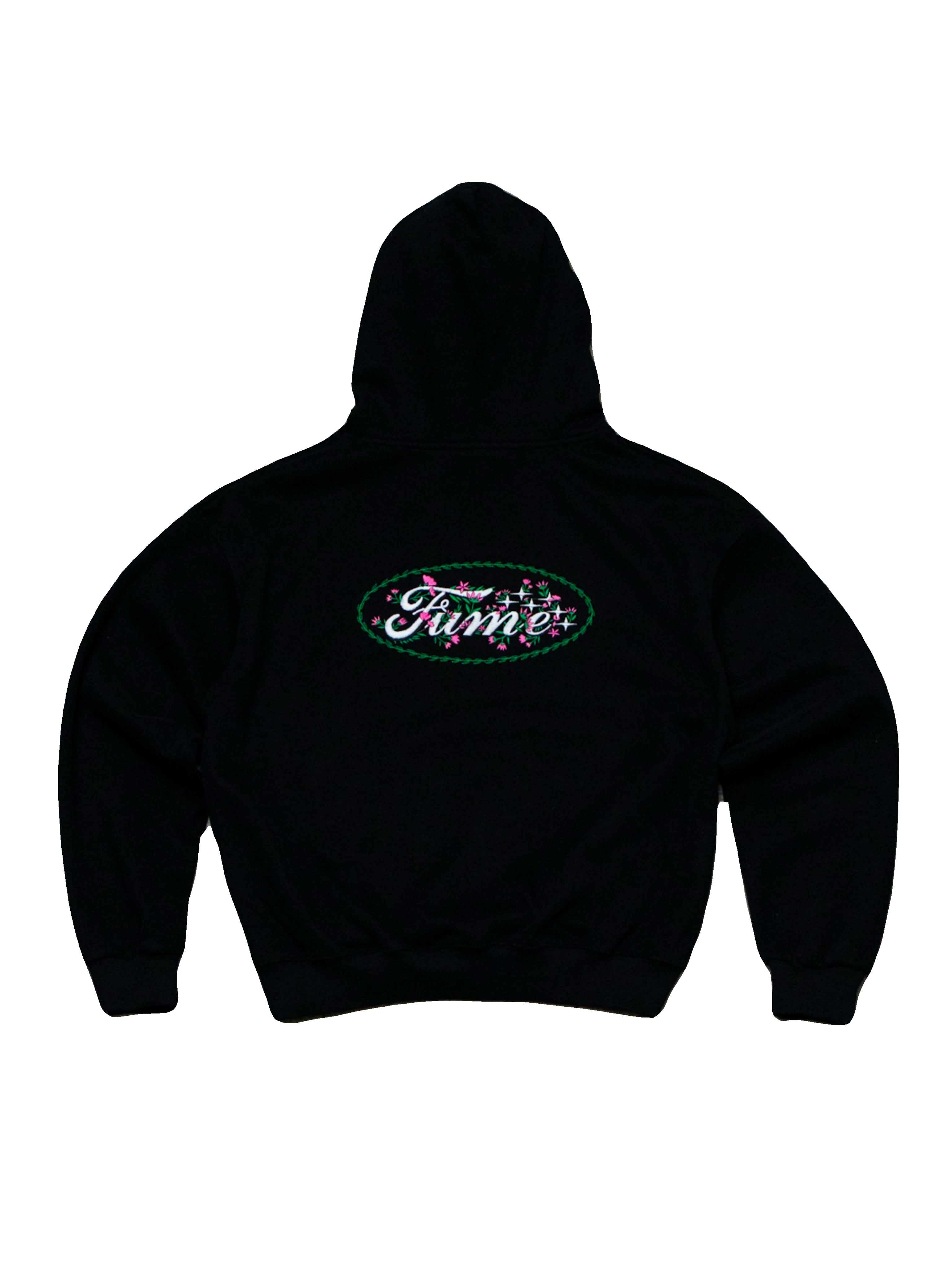 Flower Fogo 3: Black Hoodie