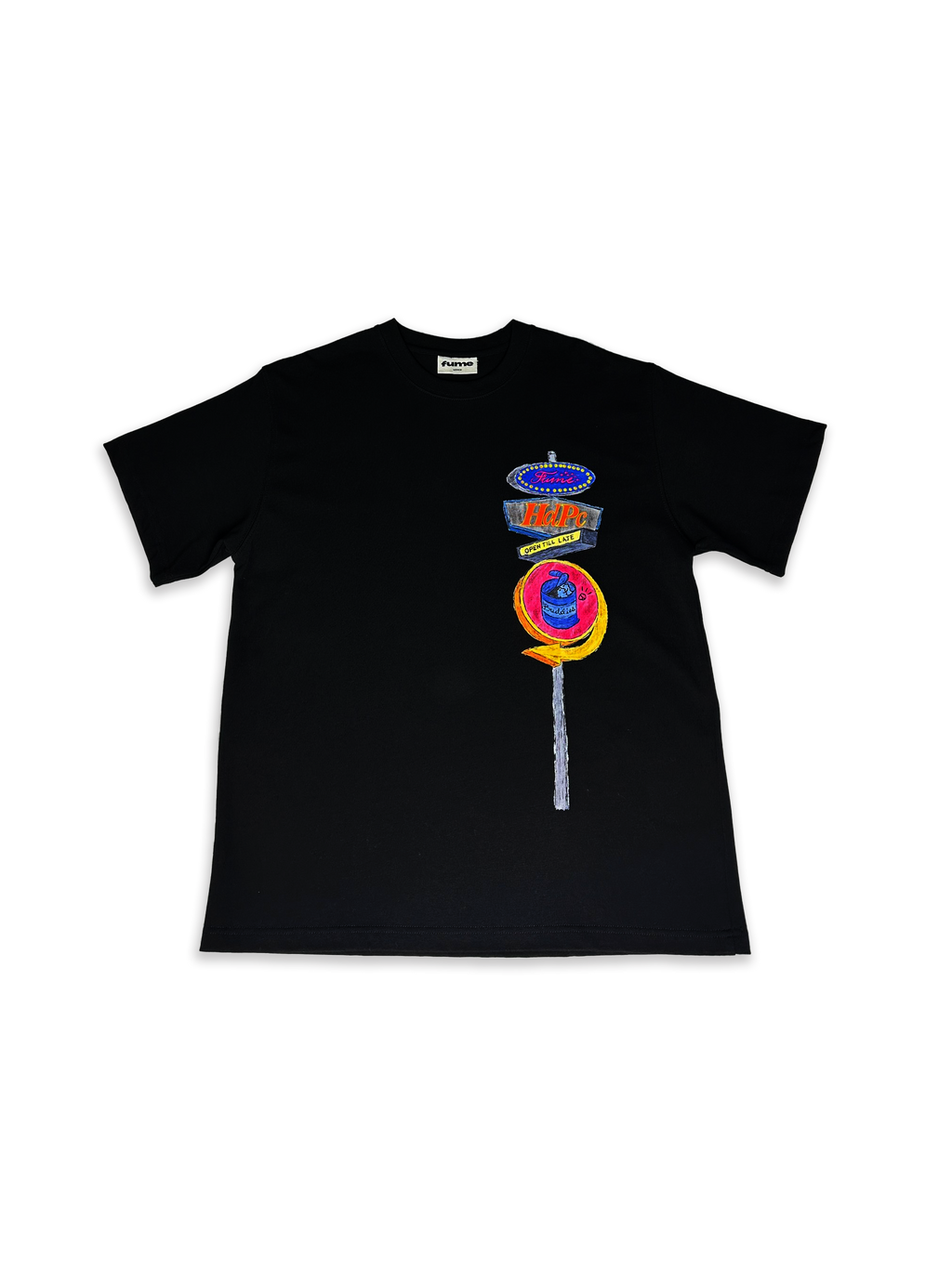 HOLIDAY-INN x HdPc Tee Black