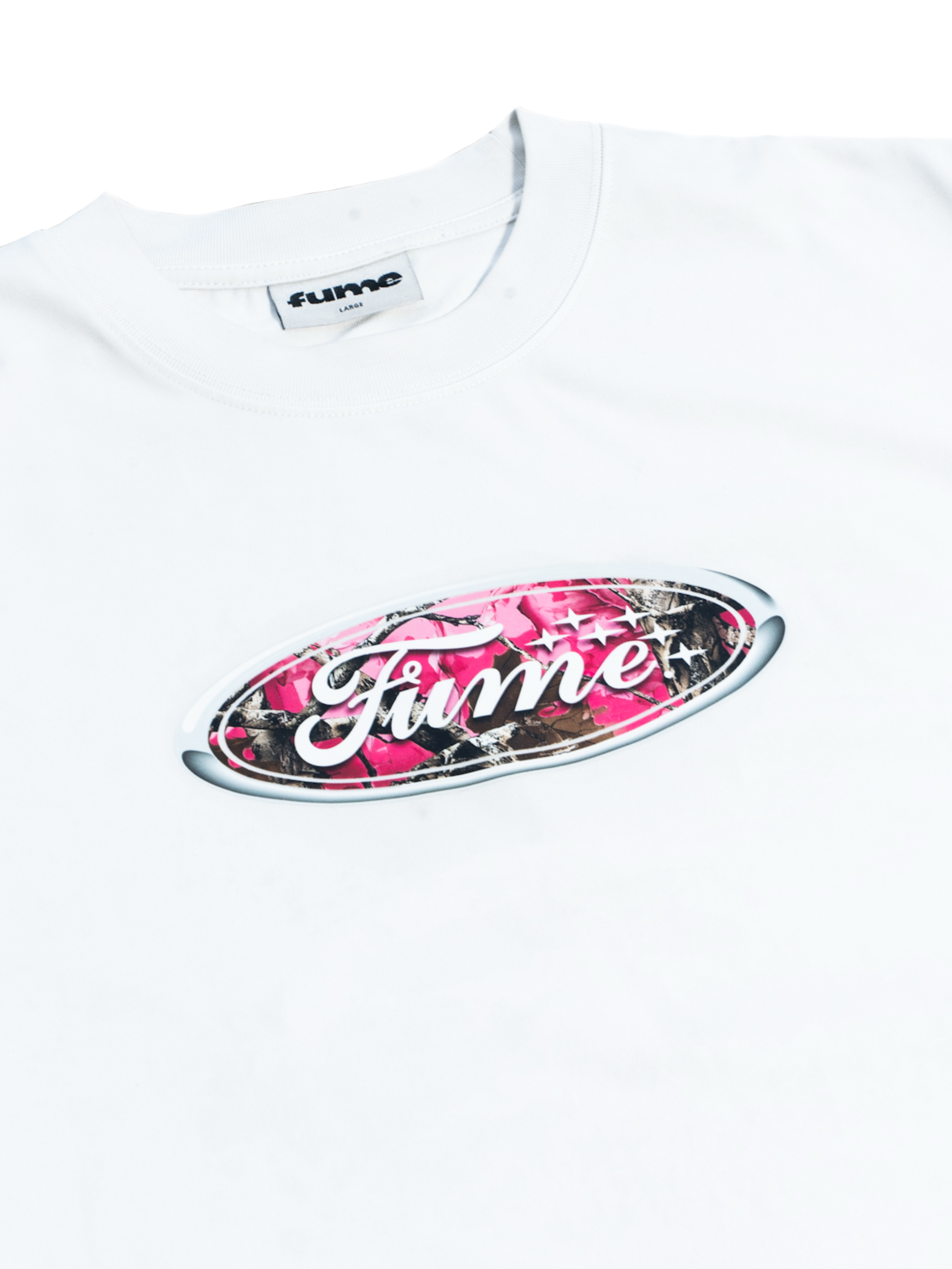 FAKETREE Pink Fogo L/s White